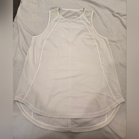 lululemon athletica Tops - Lululemon Athletica Silver Check Measurements There Is No Tag